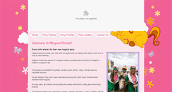 Desktop Screenshot of magicalponies.com.au